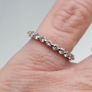 14K WG .69ctw Diamond Eternity Band